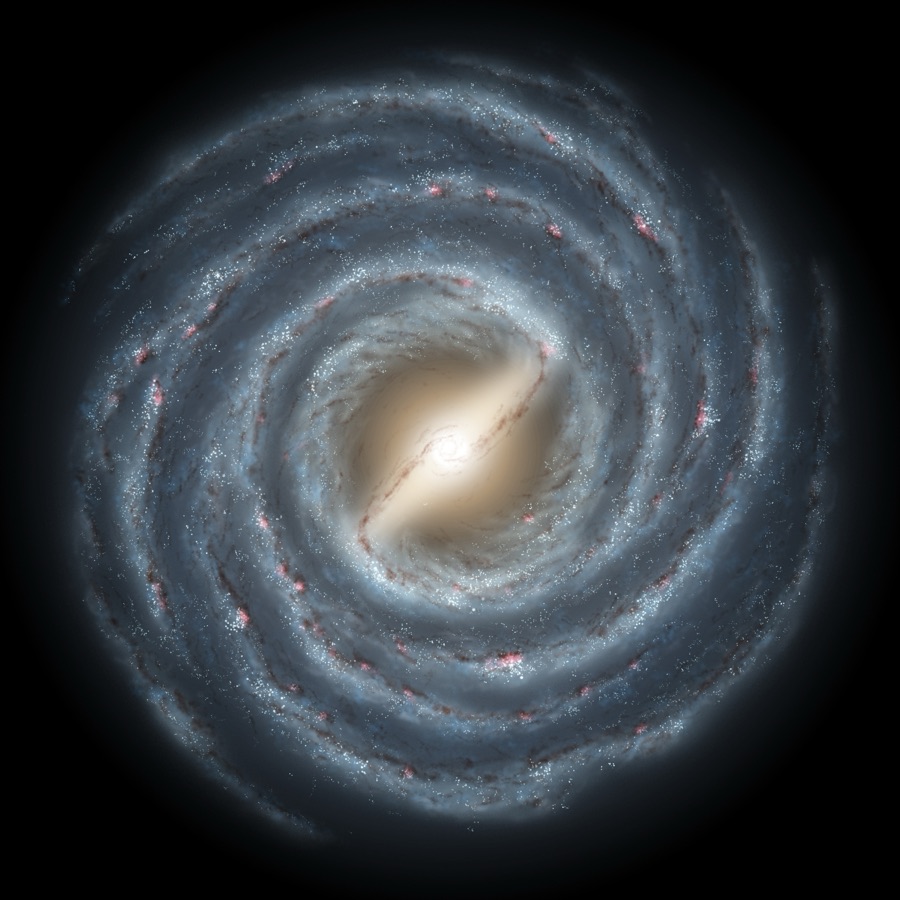 Milky Way top view (NASA/JPL-Caltech)
